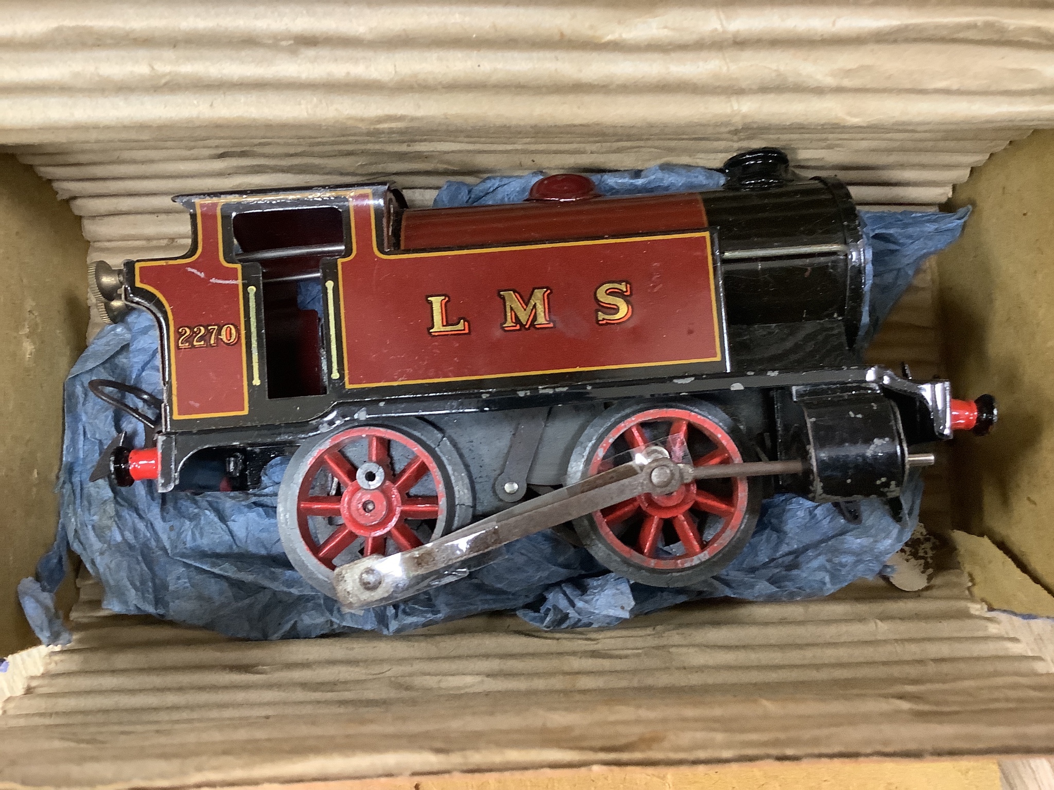 Hornby Series gauge 0 collection including LMS Compund locomotive, no. 1185, with tender, all boxed and track (12+1)